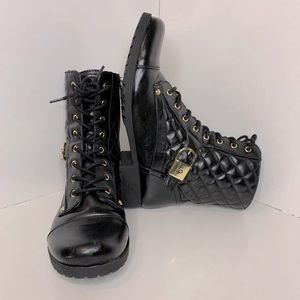 GUESS Combat Boots size 10